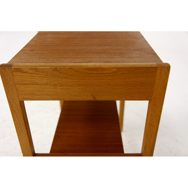 Vintage teak bedside table, Sweden 1960