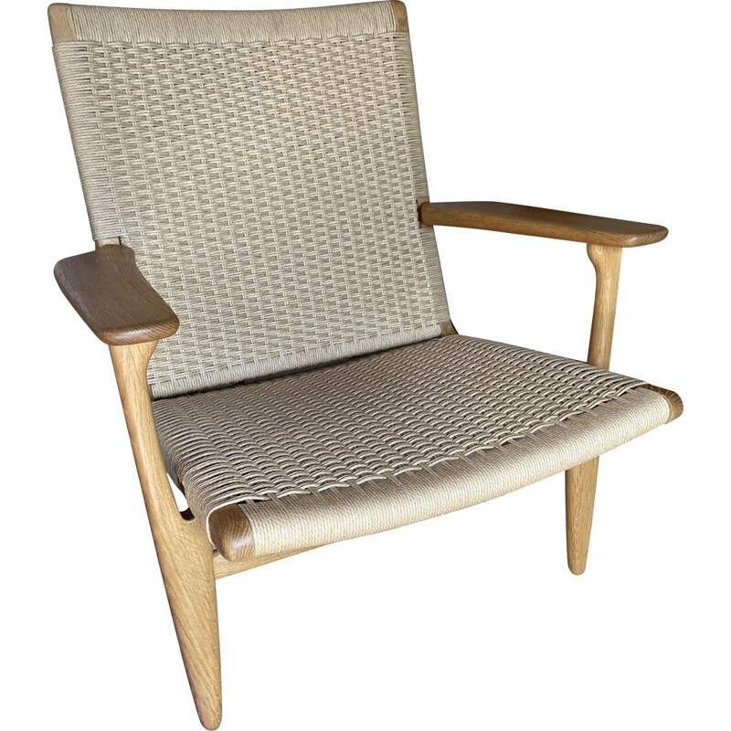 vredig Klooster grond Ch25 vintage fauteuil van Hans J Wegner voor Carl Hansen