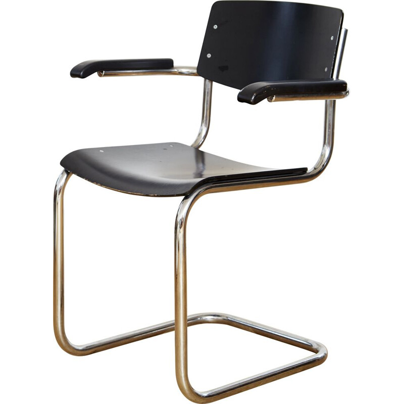 Sedia a sbalzo vintage S43f di Mart Stam per Thonet