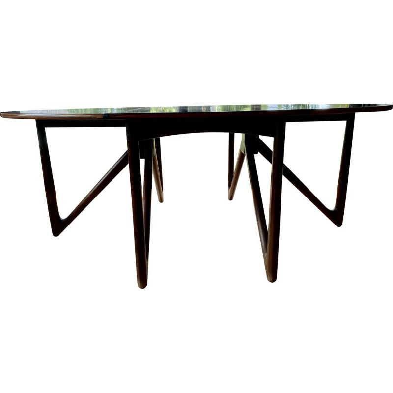 Vintage rosewood table by Niels Koefoed