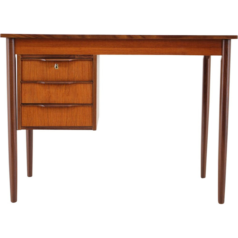 Vintage teak writing desk, Denmark 1960s