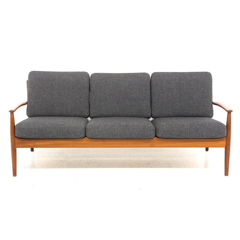 Vintage-3-Sitzer-Sofa von Grete Jalk für France