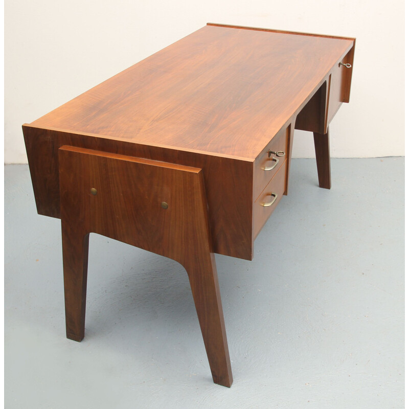 Mesa de nogueira Vintage, 1950