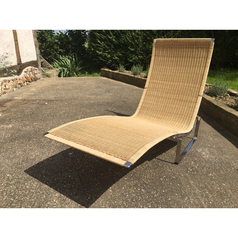 Fritz Hansen "PK24" lounge chair, Poul KJAERHOLM - 1990s 