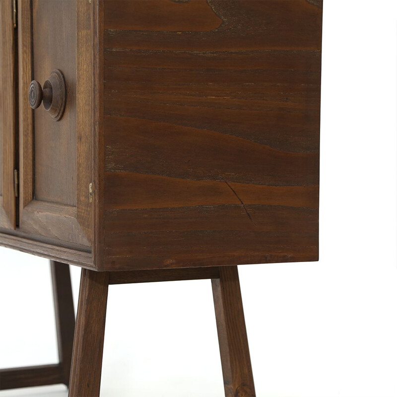 Enfilade vintage en bois avec 3 portes, 1940