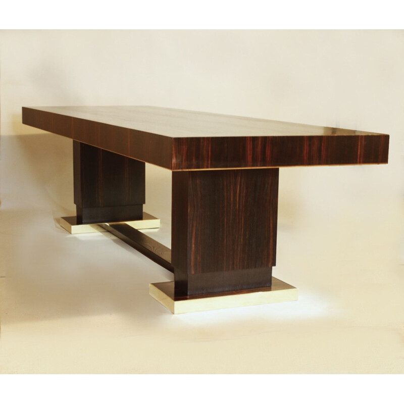 Mesa funcionalista Vintage em macassar ebony, 1930