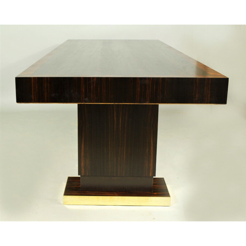 Mesa funcionalista Vintage em macassar ebony, 1930