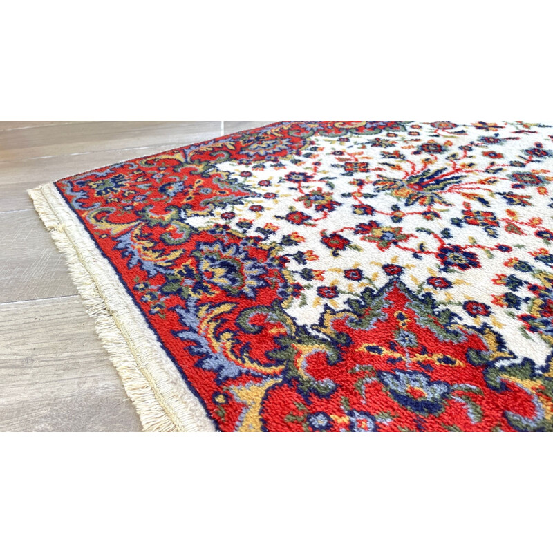 Vintage beige Persian rug