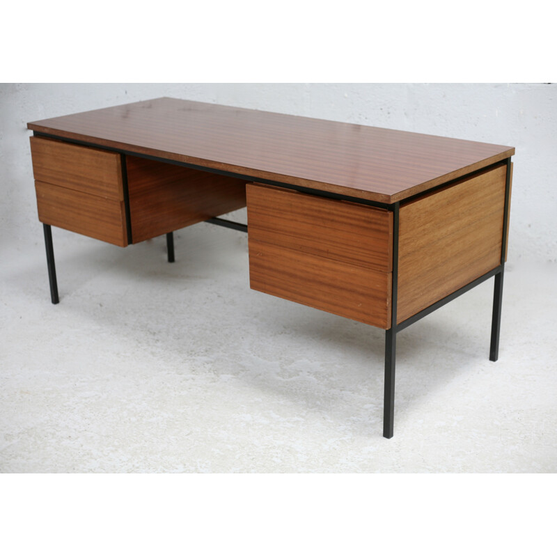 Vintage bureau 620 van Pierre Guariche voor Huchers Minvielle, Frankrijk 1955