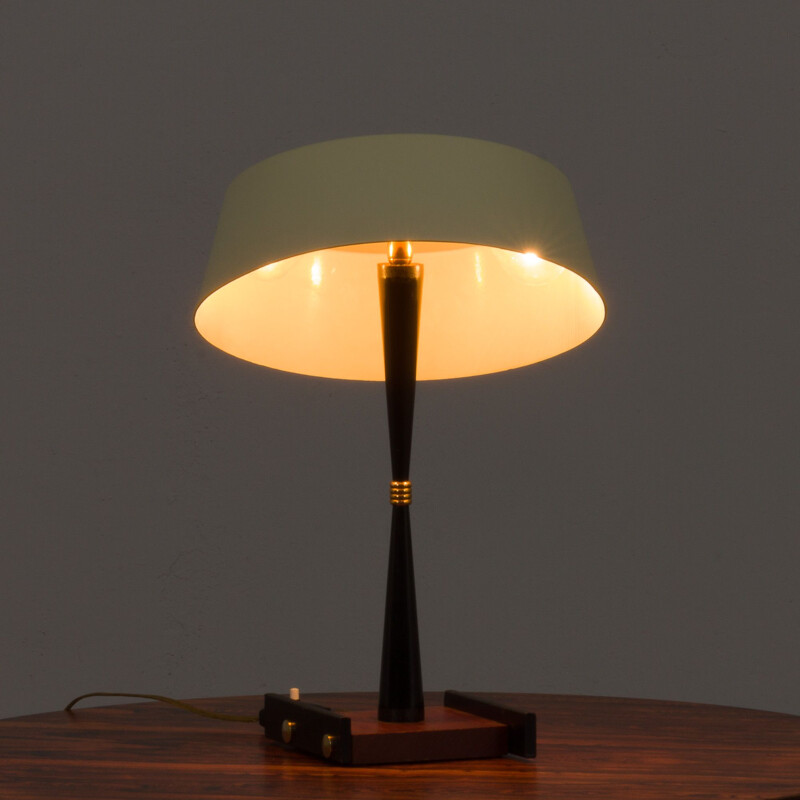 Lámpara de escritorio italiana vintage de Stilux Milano, 1950
