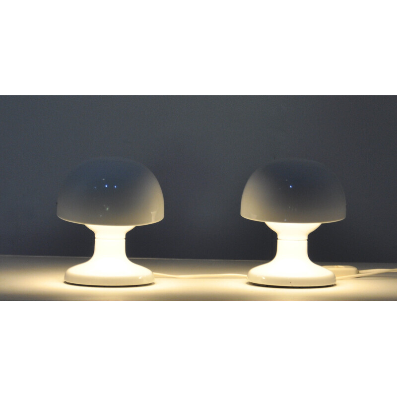 Pair of vintage Jucker 147 table lamps by Tobia and Afra Scarpa for Flos, 1960