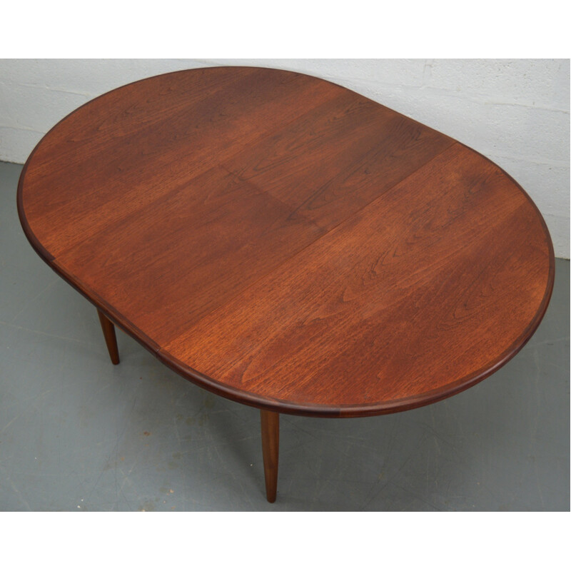 Table en teck extensible vintage G-plan - 1960