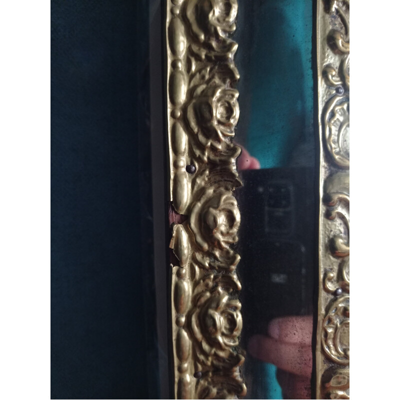 Vintage Napoleon III glazed mirror