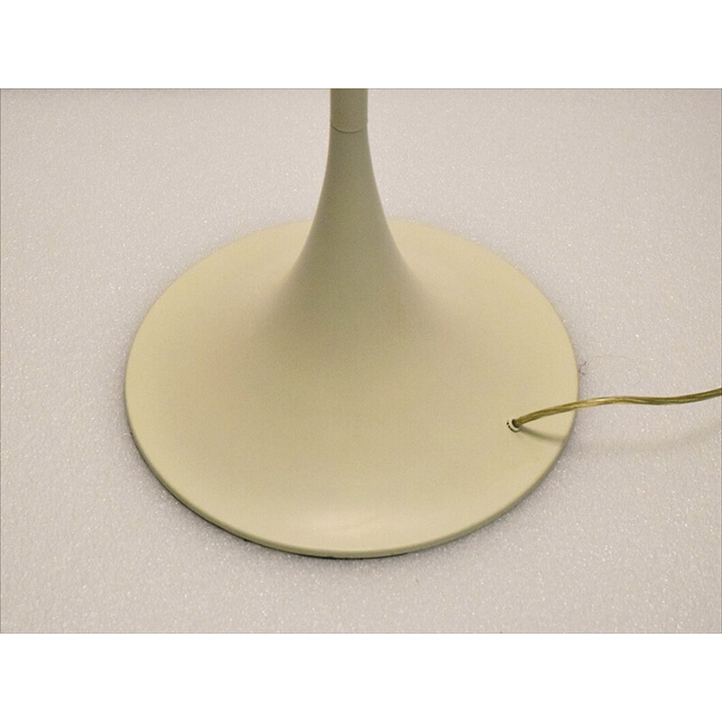 Lampadaire italien vintage en plexiglas et aluminium, 1970