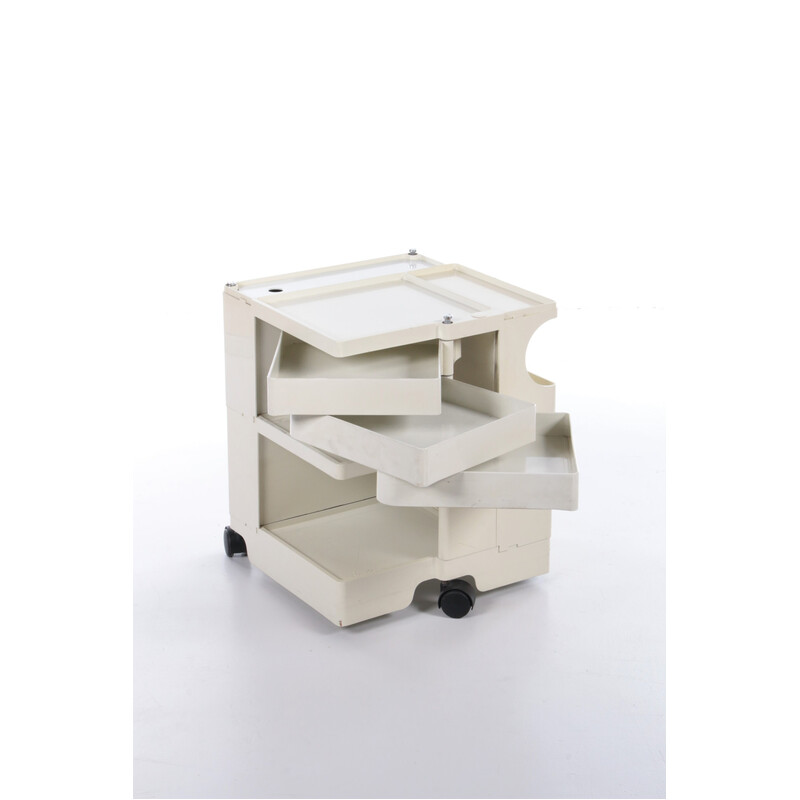 Space Age white 'Boby' storage trolley by Joe Colombo, 1970s