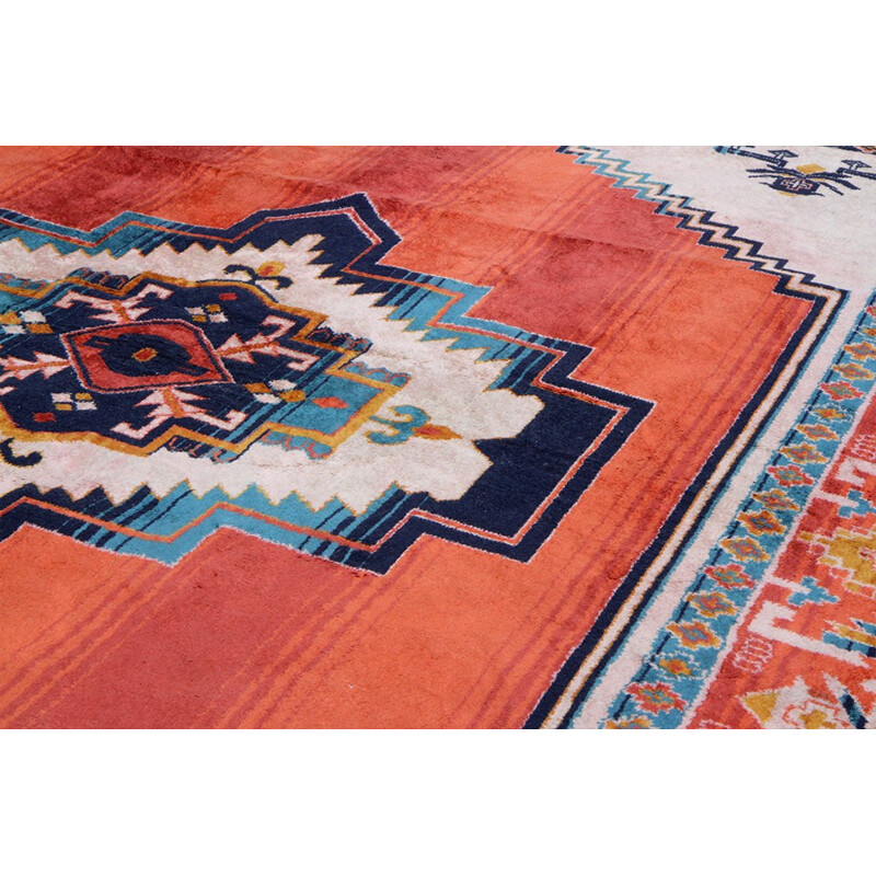 Wall kilim rug in velvet - 1970s