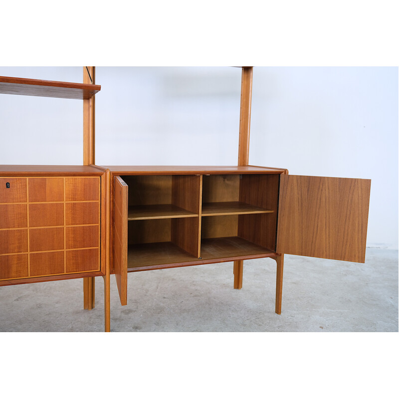 Mid century wood bookcase, Norway 1960s