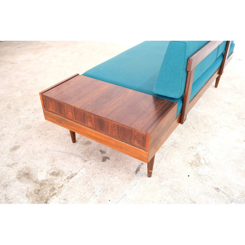 Mid century rosewood daybed, 1970s