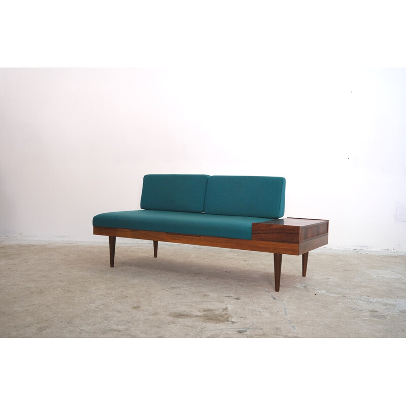 Mid century rosewood daybed, 1970s