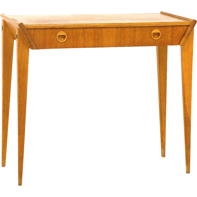 Vintage teak and oakwood console, Sweden 1960