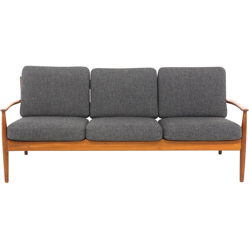 Vintage 3-seater sofa by Grete Jalk for France & Søn, Denmark 1960