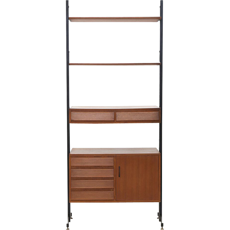 Vintage teak bookcase, 1950