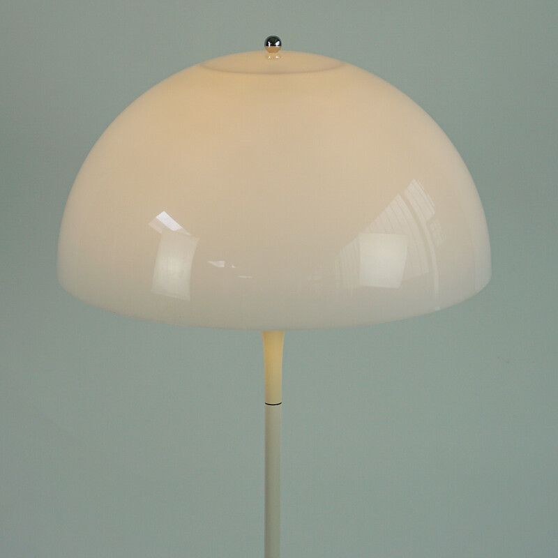 Candeeiro de chão Vintage Panthella branco de Verner Panton para Louis Poulsen, 1971