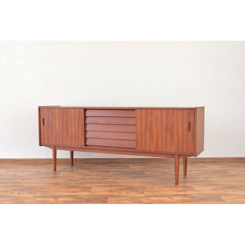 Vintage Swedish Trio teak sideboard de Nils Jonsson para Hugo Troeds, 1960