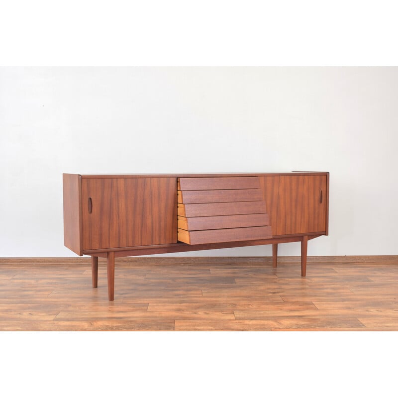 Credenza svedese d'epoca Trio in teak di Nils Jonsson per Hugo Troeds, 1960