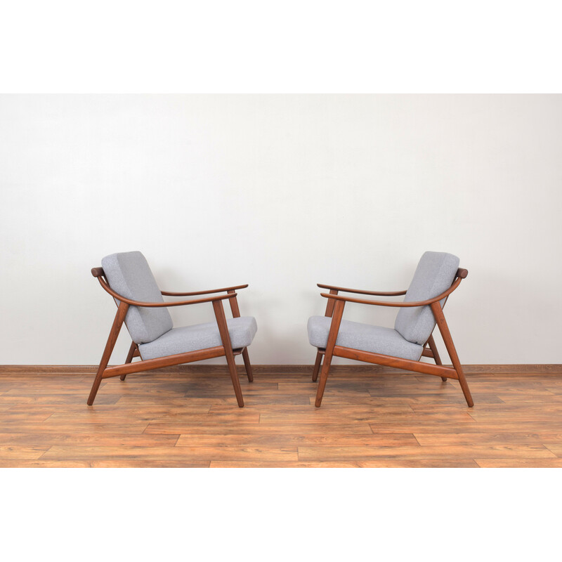 Mid-century Danish teak living room set by Arne Hovmand-Olsen for Mogens Kold, 1960s