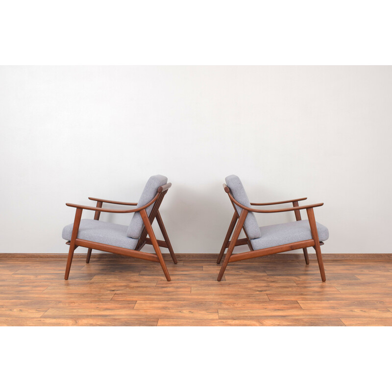 Vintage Danish teak living room set by Arne Hovmand-Olsen for Mogens Kold, 1960