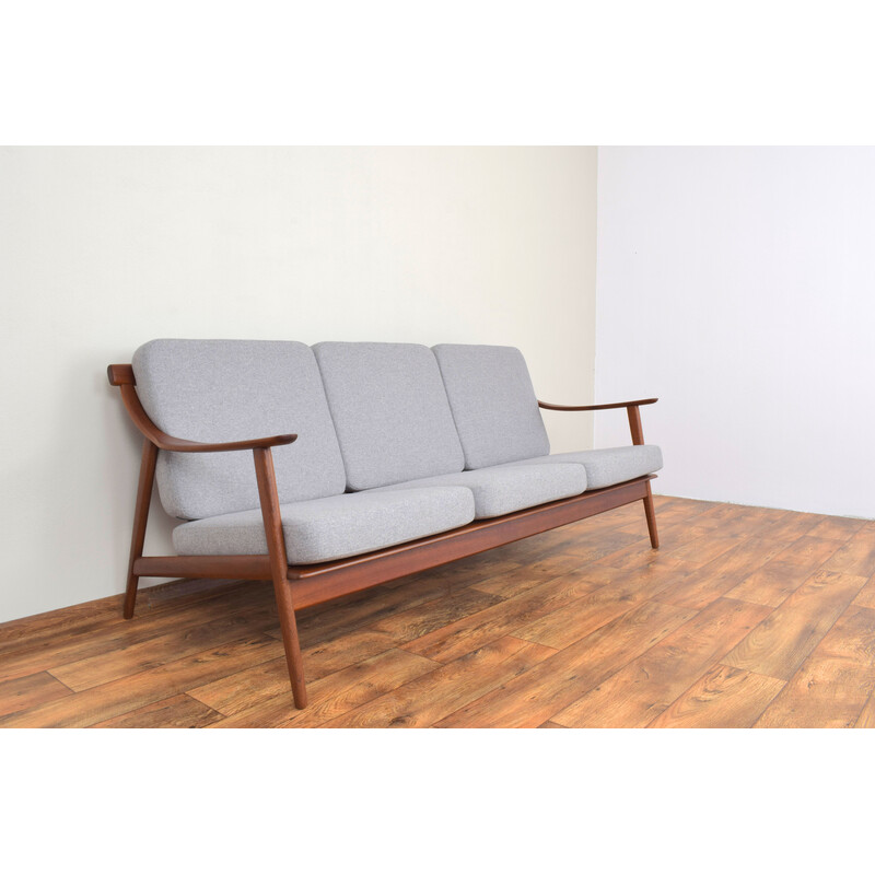 Mid-century Danish teak sofa by Arne Hovmand-Olsen for Mogens Kold, 1960s