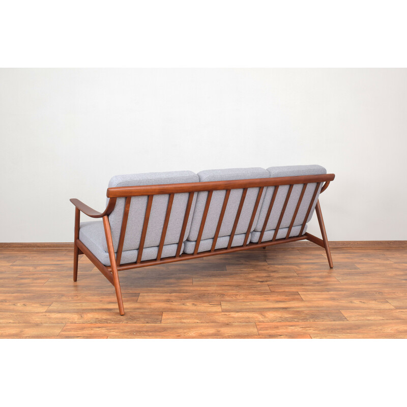 Mid-century Danish teak sofa by Arne Hovmand-Olsen for Mogens Kold, 1960s