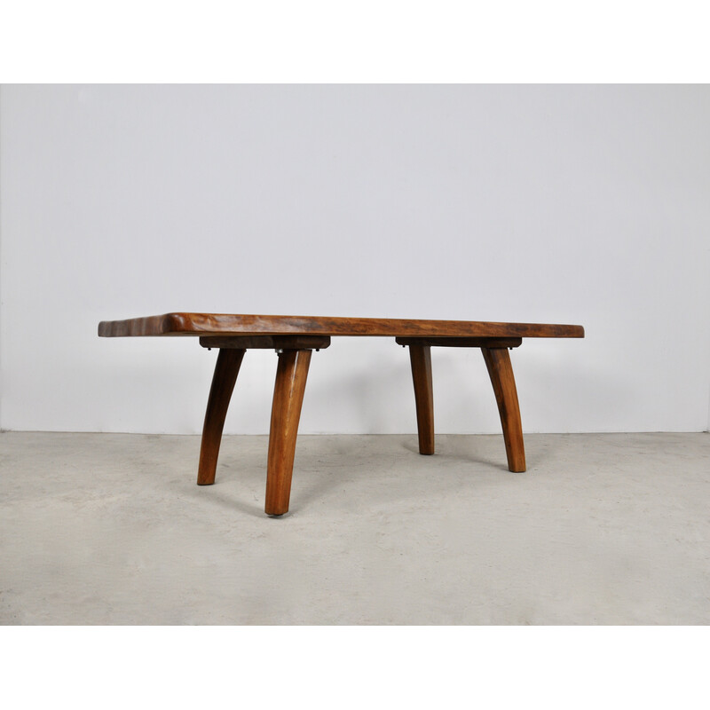 Vintage elmwood table, 1960