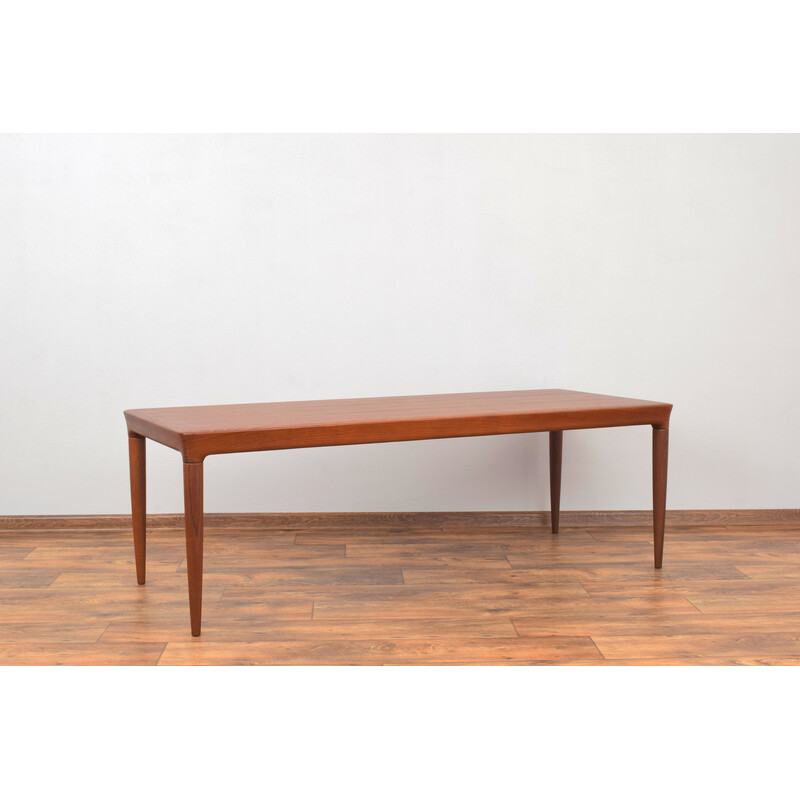 Table basse danois vintage en teck par Johannes Andersen pour Cfc Silkeborg, 1960