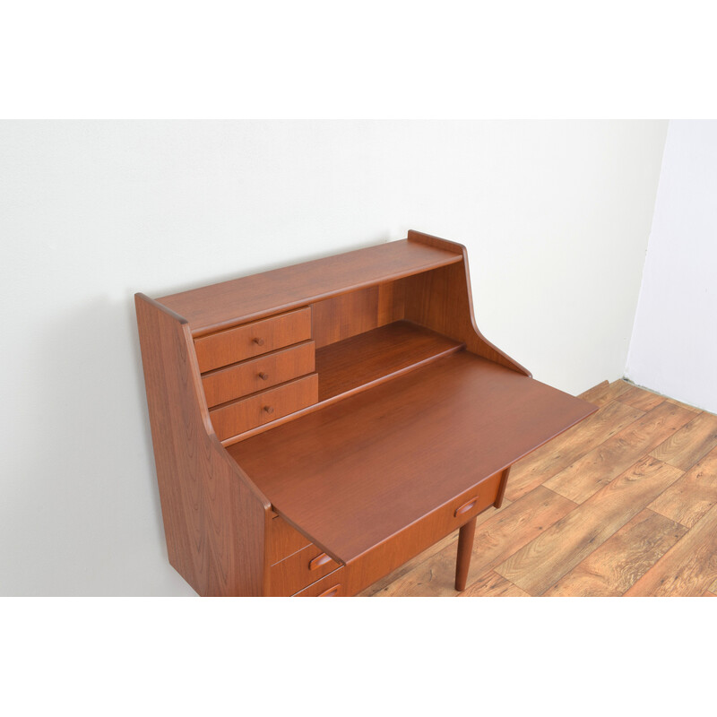 Mid-century Danish teak secretary by Hanbjerg Møbelfabrik, 1960s