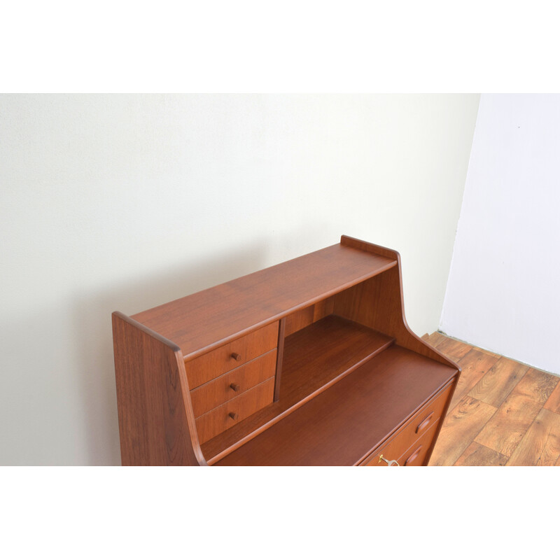 Mid-century Danish teak secretary by Hanbjerg Møbelfabrik, 1960s