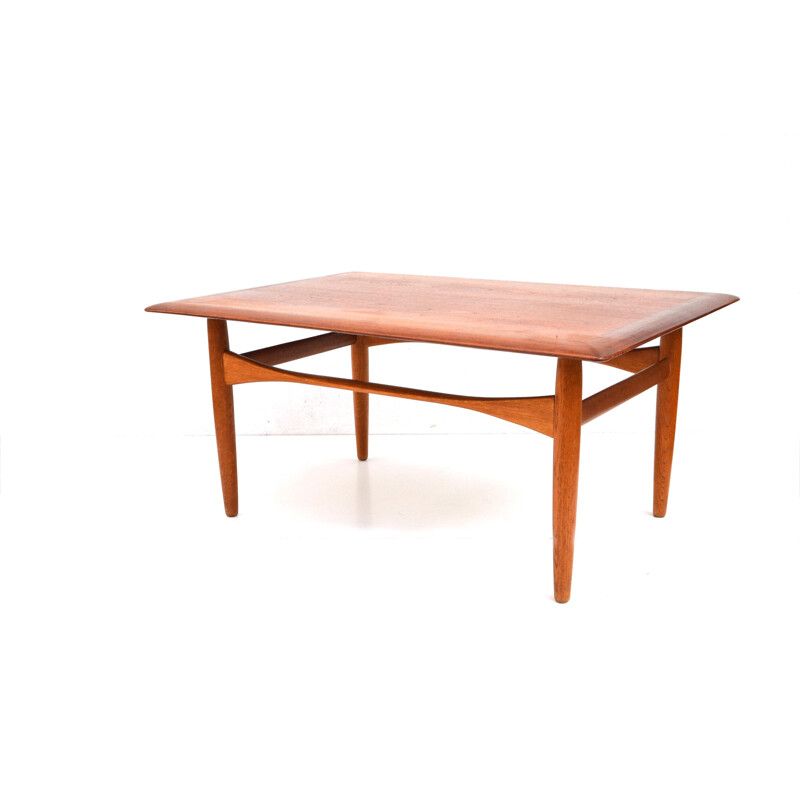 Bovenkamp coffee table in teak and oak, Aksel Bender MADSEN - 1960s