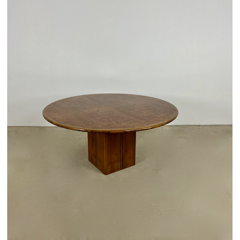 Vintage afrika ronde tafel door Afra en Tobia Scarpa, 1970