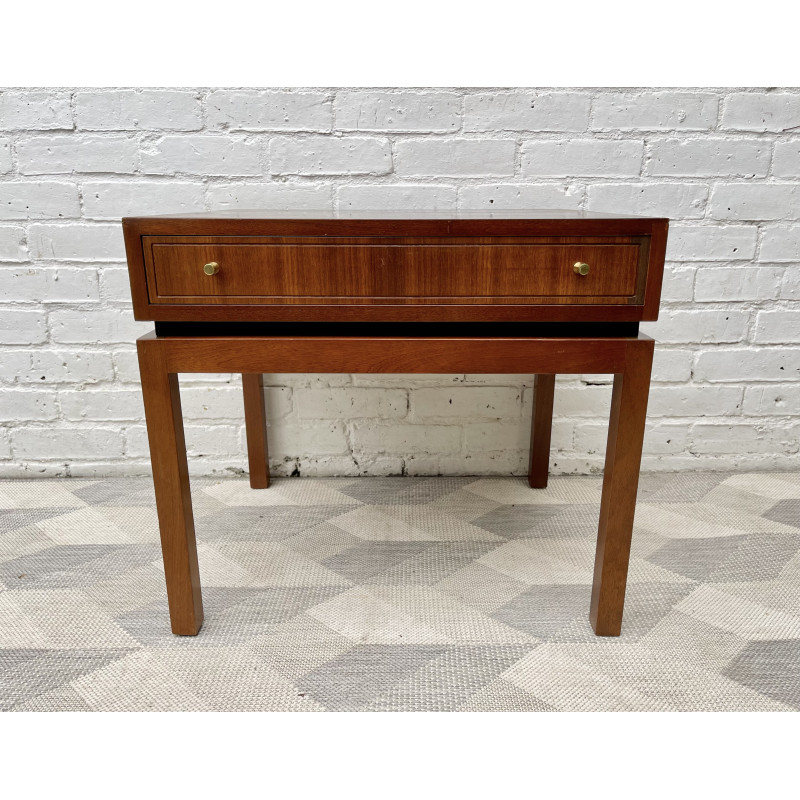 Vintage teak night stand with drawer, 1960-1970s