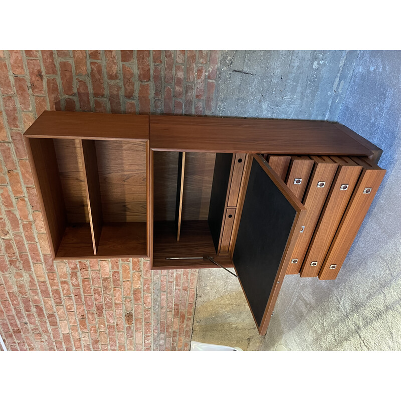 Vintage teakhouten bureau van Arne Vodder voor Sibast, Denemarken 1960