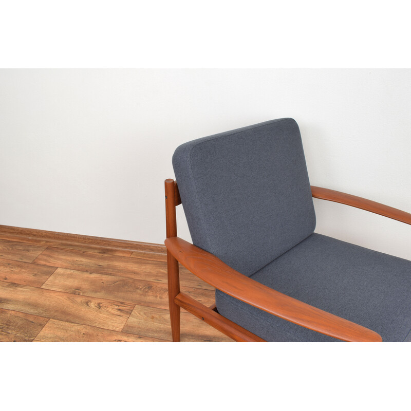 Mid-century Danish teak armchair by Grete Jalk for France and Søn, 1960s