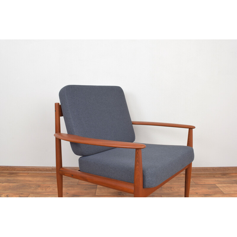 Vintage Deense teakhouten fauteuil van Grete Jalk voor France et Søn, 1960