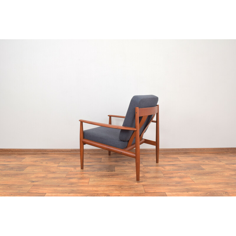 Vintage Deense teakhouten fauteuil van Grete Jalk voor France et Søn, 1960