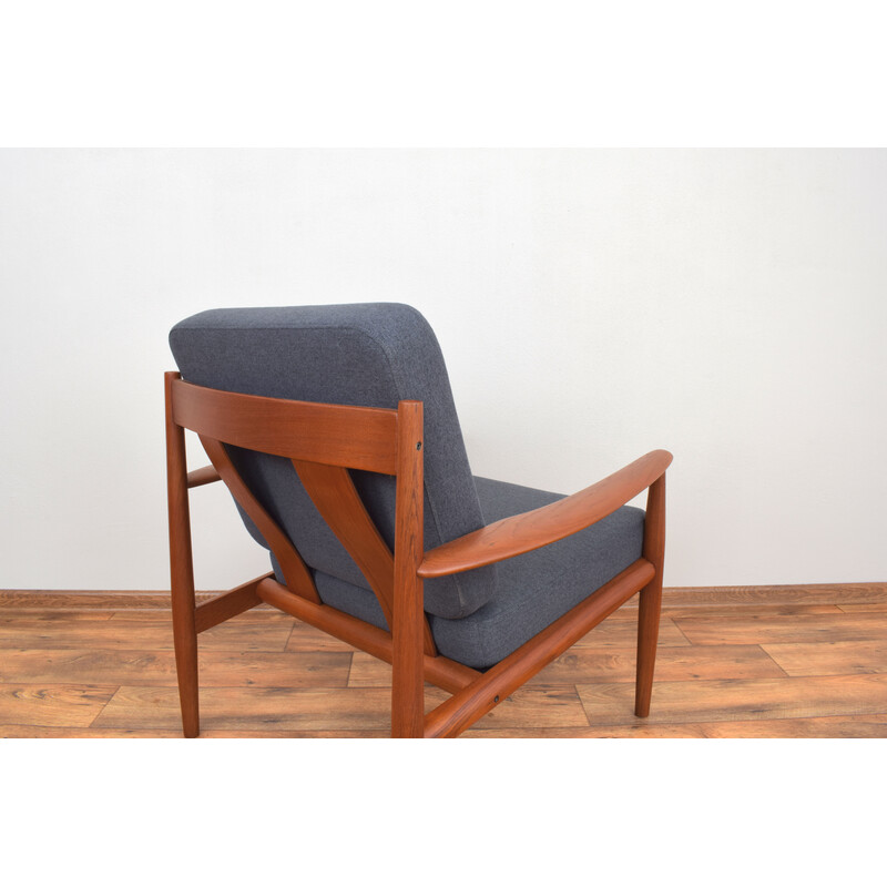 Vintage Deense teakhouten fauteuil van Grete Jalk voor France et Søn, 1960