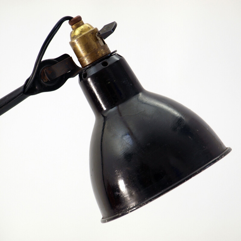"Model 205" black table lamp, Bernard ALBIN-GRAS - 1930s