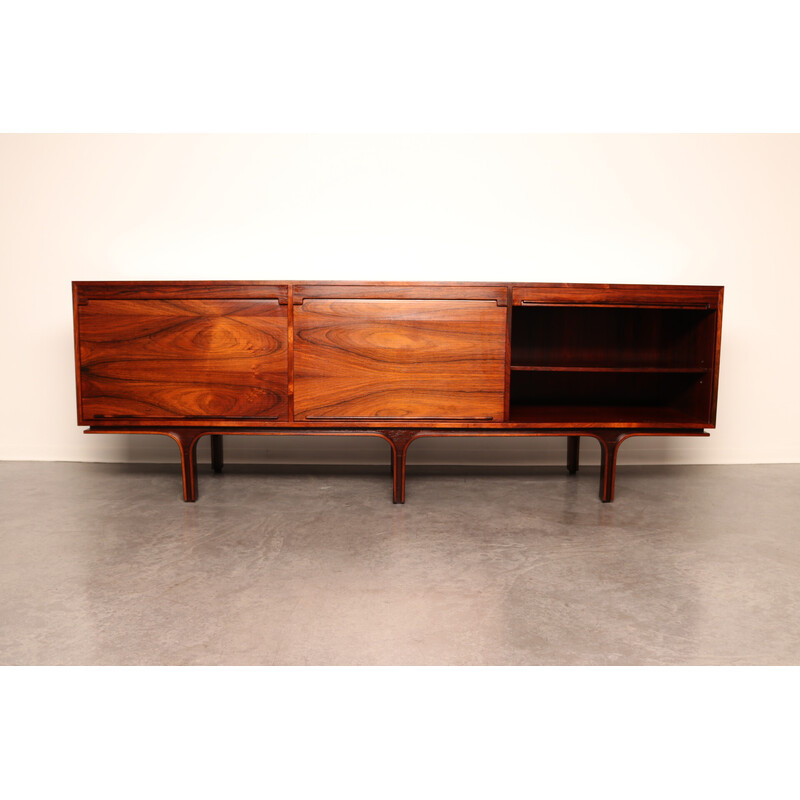 Vintage sideboard in rosewood by Gianfranco Frattini for Bernini, Italy 1960s