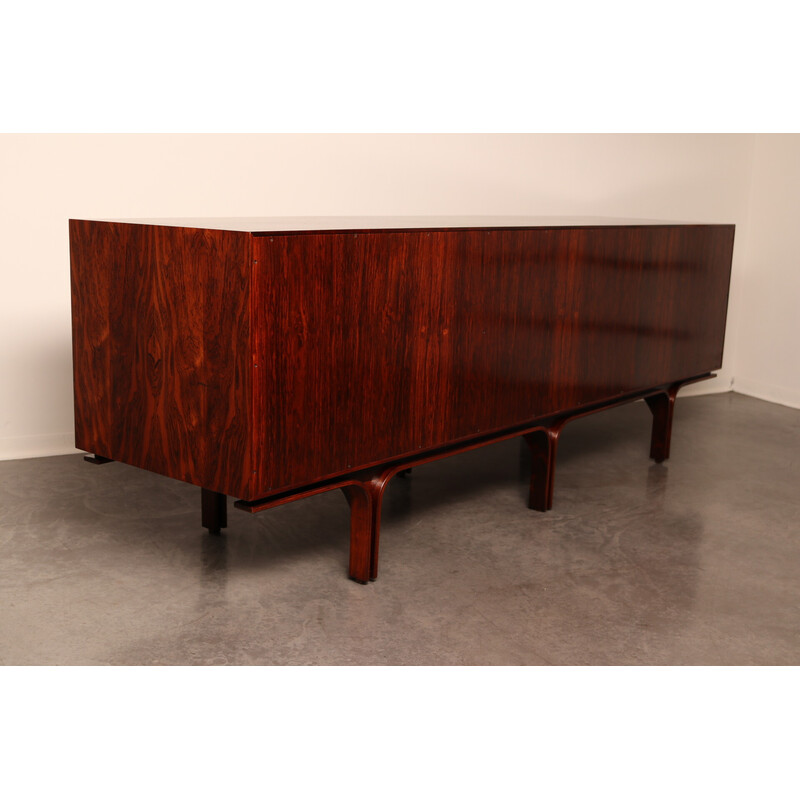 Vintage sideboard in rosewood by Gianfranco Frattini for Bernini, Italy 1960s