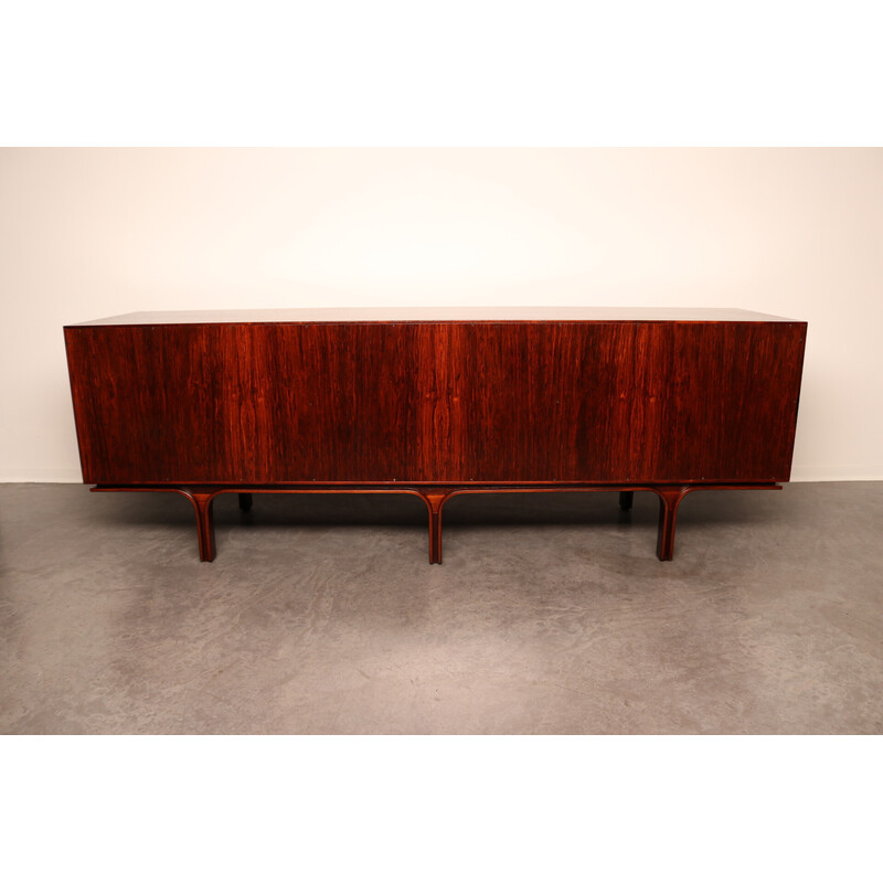 Vintage sideboard in rosewood by Gianfranco Frattini for Bernini, Italy 1960s