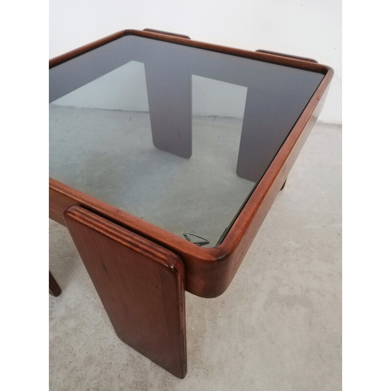 Mesa de centro vintage de Gianfranco Frattini para Cassina, Italia años 60